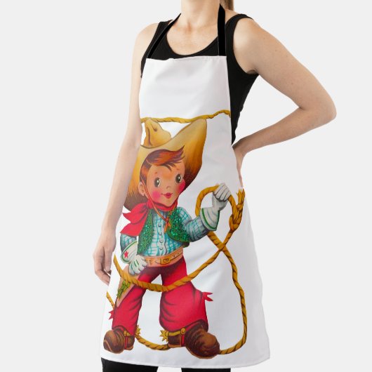 Cowboy Retro Boy Kind Niedlicher Western Schürze (InSitu)