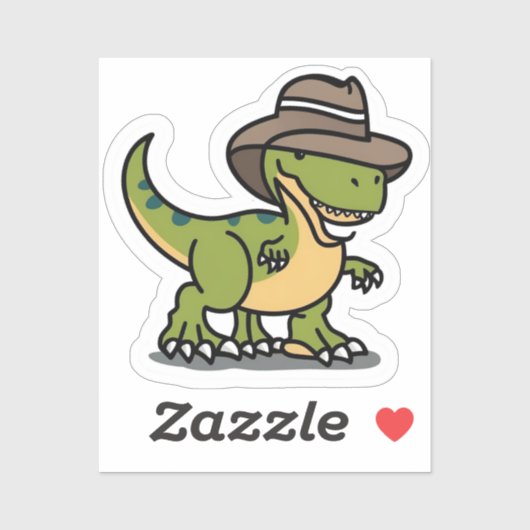 Cowboy Rex Sticker (Blatt)