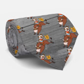 Cowboy-Riding-Bull-in-Rodeo-Krawatte Krawatte (Gerollt)