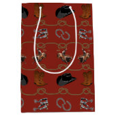 Cowboy-Rodeo-Ausrüstung  Mittlere Geschenktüte (Vorderseite)