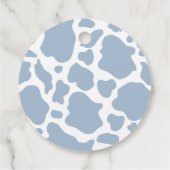 Cowboy Rodeo Geburtstagsparty Danke Geschenkanhänger (Rückseite)