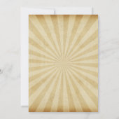 Cowboy Rodeo Geburtstagsparty Einladungen (Rückseite)