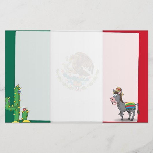Cowboy Rodeo Horse Briefpapier (Vorderseite)