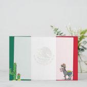 Cowboy Rodeo Horse Briefpapier (Stehend Vorderseite)