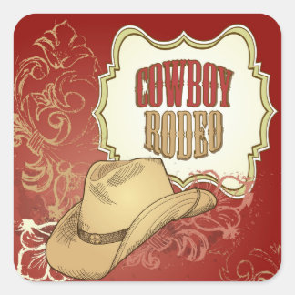 Cowboy Rodeo Stickers