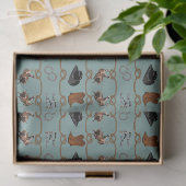Cowboy-Rodeo-Tackling  Seidenpapier (Geschenk)