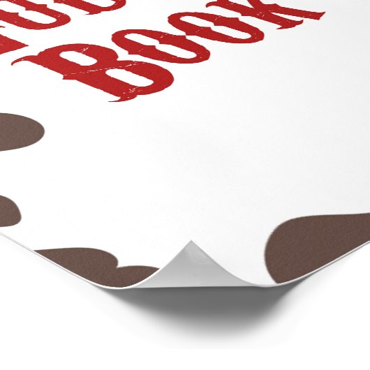 Cowboy Rodeo Western Gästebuch Party Signatur (Ecke)