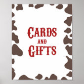 Cowboy Rodeo Western Karten und Geschenke Party Ze Poster (Vorne)