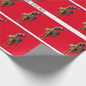 Cowboy Rodeo Western Stilpapier Geschenkpapier (Ecke)