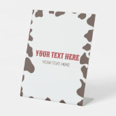 Cowboy Rodeo Western Wild West Custom Party Sockelschild (Vorderseite)