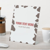 Cowboy Rodeo Western Wild West Custom Party Sockelschild (In SItu)