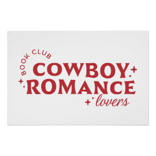 Cowboy Romance Liebhaber des Buchclubs Poster