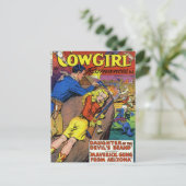 Cowboy Romances Postkarte (Stehend Vorderseite)
