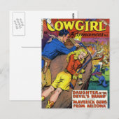 Cowboy Romances Postkarte (Vorne/Hinten)