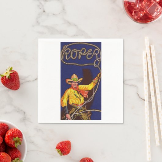 Cowboy Roper Paper Napkins Serviette (Beispiel)