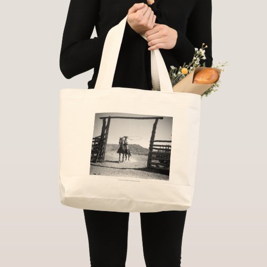 Cowboy roping jumbo stoffbeutel (Vorderseite (Produkt))