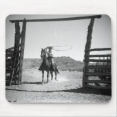 Cowboy roping mousepad (Vorne)