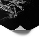 Cowboy Roping Poster (Ecke)