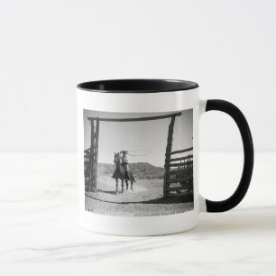 Cowboy roping tasse