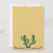 Cowboy Roundup Geburtstagsparty Einladung (Rückseite)