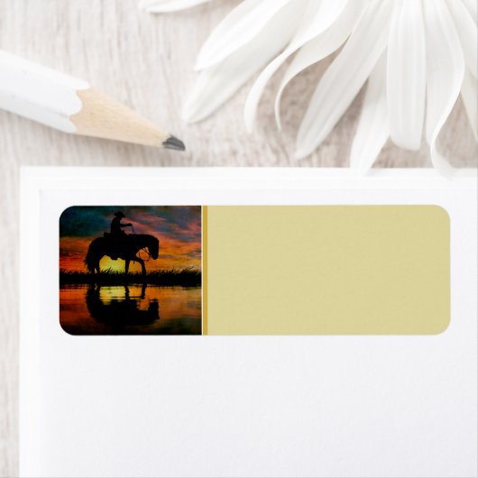 Cowboy-Rücksendeadresse (Insitu)