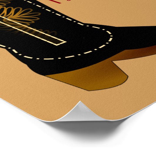 Cowboy Rules - Poster Art (Ecke)