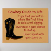 Cowboy Rules - Poster Art (Vorne)