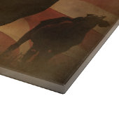 Cowboy Rustic Rodeo Schneidebrett (Ecke)