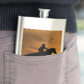 Cowboy Rustic Rugged Flachmann (Beispiel)