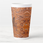 Cowboy Rustikaler Western Hochzeitsparte Milchtasse (Vorderseite)