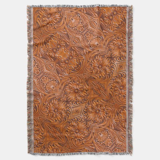 Cowboy Rustikaler Western mit handgefertigtem Lede Decke (Vorderseite Vertikal)