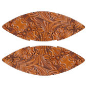 Cowboy Rustikaler Western mit handgefertigtem Lede Football (Paneele)