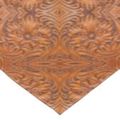 Cowboy Rustikaler Western mit handgefertigtem Lede Tischdecke (Schrägansicht)