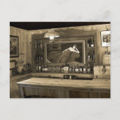 Cowboy Saloon Postkarte (Vorderseite)
