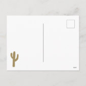 Cowboy Santa Claus Christmas Feiertagspostkarte (Rückseite)