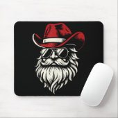 Cowboy Santa Claus Christmas Vintage Mousepad (Mit Mouse)