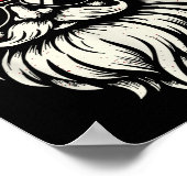 Cowboy Santa Claus Christmas Vintage  Poster (Ecke)