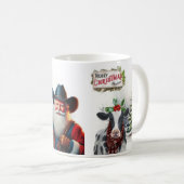 Cowboy Santa Kaffeetasse (VorderseiteRechts)