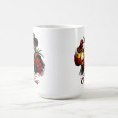 Cowboy-Santa-Laternenlicht Kaffeetasse (Mittel)