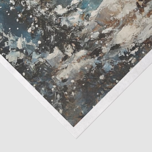 Cowboy Santa Midnight Ride Seidenpapier (Ausschnitt)