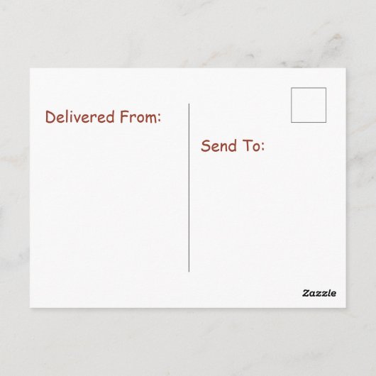  Cowboy Santa on Scooter Christmas Greeting Postkarte (Rückseite)