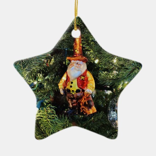 Cowboy Santa Ornament (Vorne)