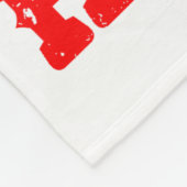 Cowboy Santa Riding Reindeer North Le Rodeo Christ Fleecedecke (Ecke)