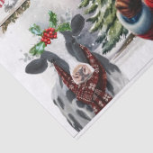 Cowboy Santa Seidenpapier (Ausschnitt)