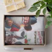 Cowboy Santa Seidenpapier (Geschenk)