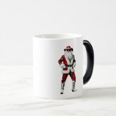Cowboy Santa Verwandlungstasse (VorderseiteRechts)