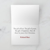 Cowboy Santa Weihnachtskarte Dankeskarte (Innenseite)