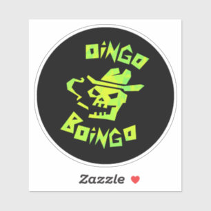 Cowboy-Schädel Oingo-Buchse Großaufkleber Aufkleber