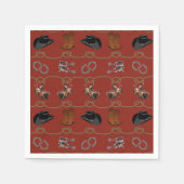 Cowboy-Scheunenparty  Serviette (Vorderseite)