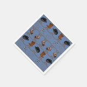 Cowboy-Scheunenparty Serviette (Ecke)